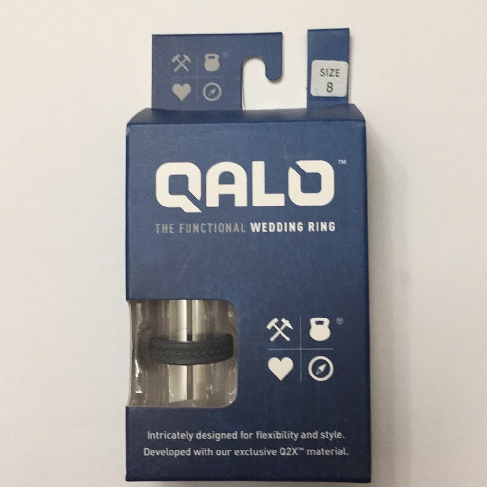 Qalo Athletics Wedding Ring Gray